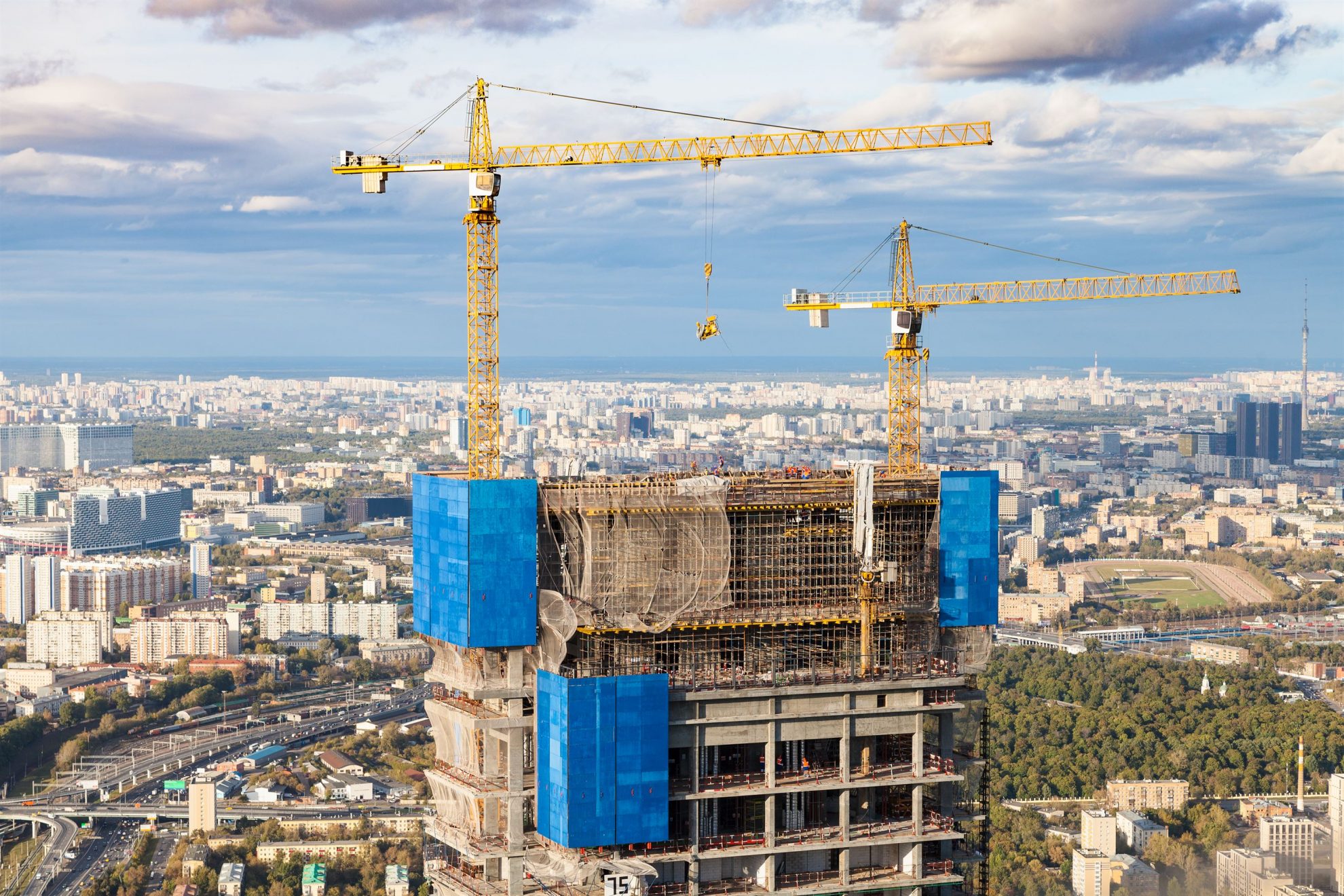 high rise building construction process